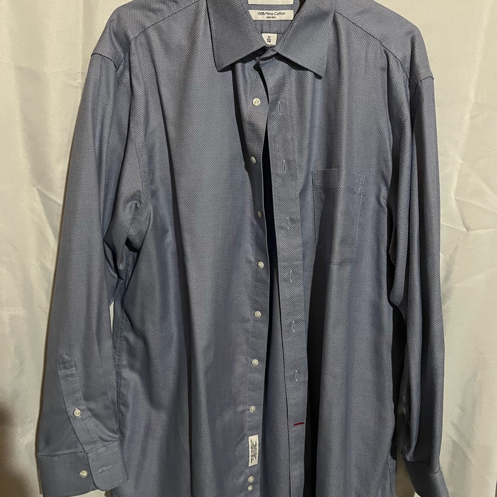 Daniel Cremieux Blue Dress Shirt Classic Fit